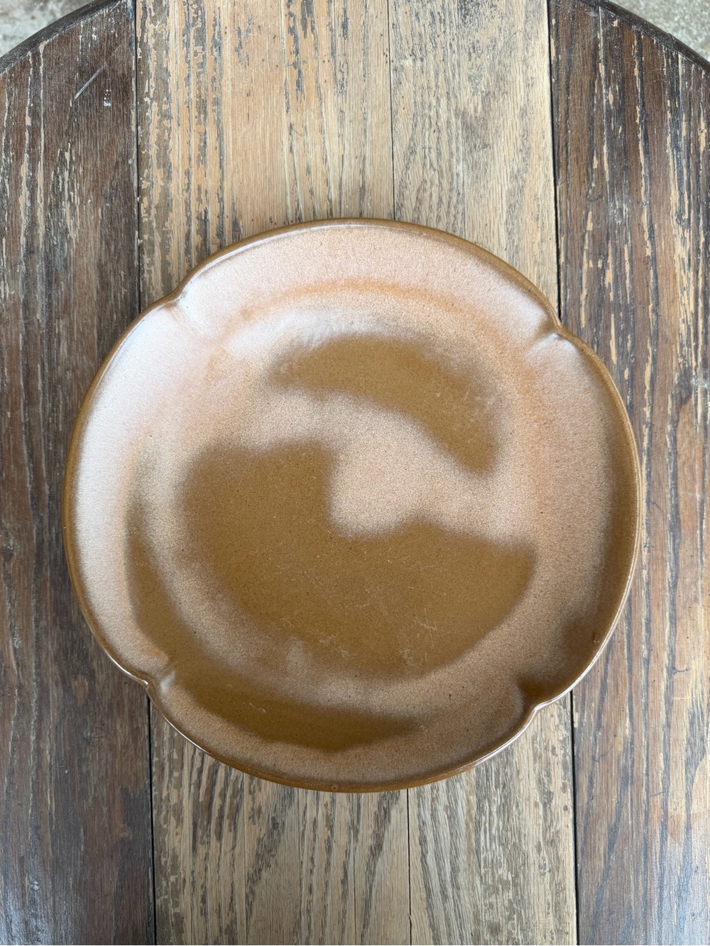 Frankoma 5F Plainsman Prairie Brown Dinner Plate